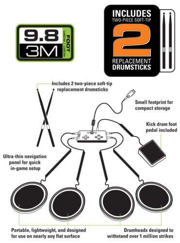 Mad Catz Rock Band Portable Drum Kit (Xbox 360)