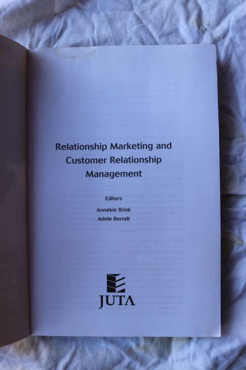 Relationship Marketing & Customer Relationship Management