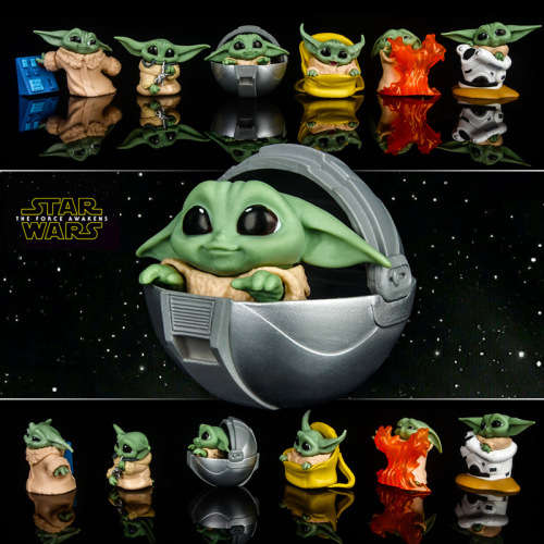 Grogu (Baby Yoda) Figurine Set 2 - Free shipping
