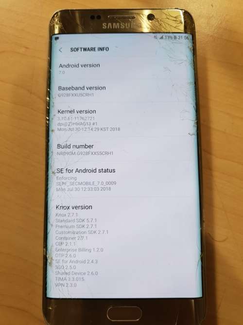 Samsung Galaxy S6,Edge plus  32 GB