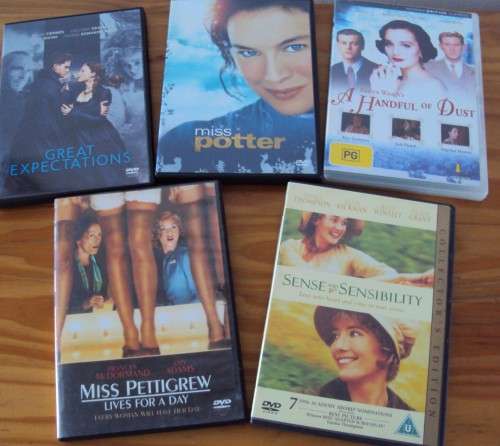 Pandora's box of Dvd's for the ladies lot of 5 assorted - pre-viewed good cond