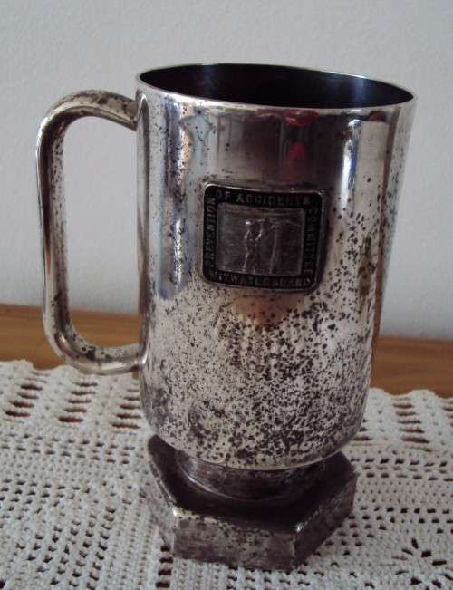 Prevention of Accidents Committee Witwatersrand Award Heavy silver plated