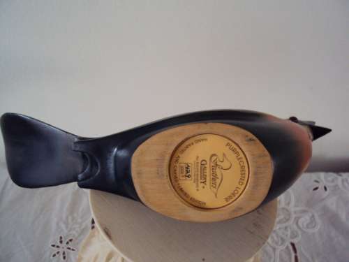 Purple crested Loerie, hand carved and painted Limited Edition, numbered - VGC