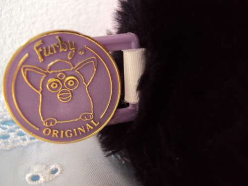 Furby 1999 orig Tiger, all labels intact, working.... a real chatterbox (batteries not included VGC