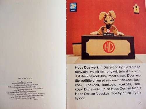 Nog Stories uit Haas Das se Nuuskas Haas das kry Verkoue, Louise Smit VGC firmly bound
