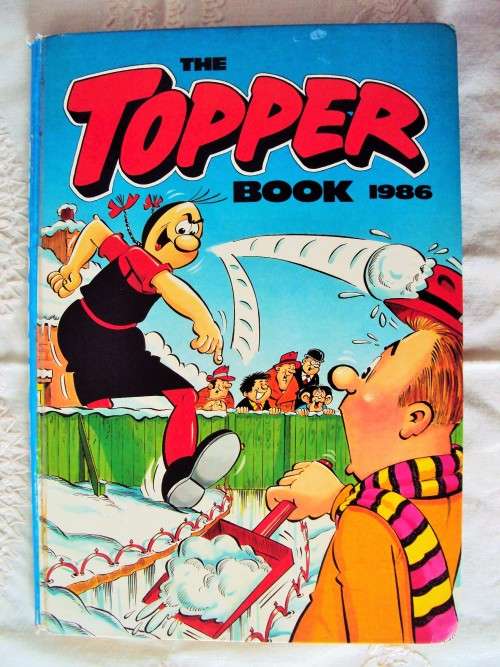 THE TOPPER BOOK 1986 annual - Collectable Vintage, vgc, firmly bound, clean