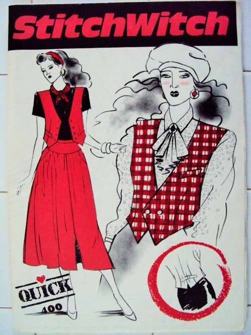 Stitchwitch Waistcoat and skirt  Size 6-22
