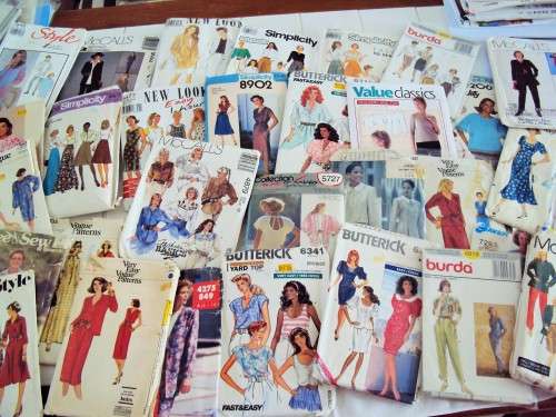 JOB LOT of 31 assorted Sewing Patterns for Ladies***note, not checked if complete