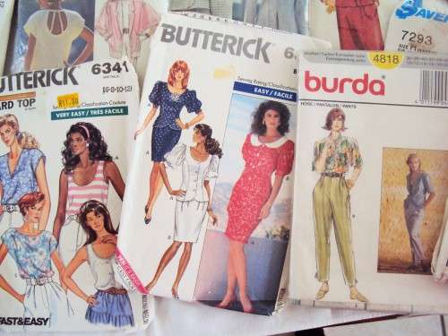 JOB LOT of 31 assorted Sewing Patterns for Ladies***note, not checked if complete