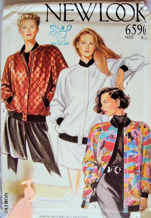 New Look 6590 Ladies zip front jackets SIZE 8-20 ***UNCUT, factory folded VGC