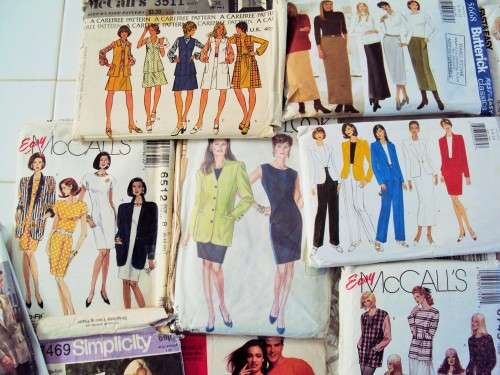JOB LOT 22 sewing patterns ladies ***not checked if complete (includes wedding dress pattern