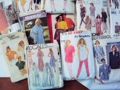 JOB LOT 22 sewing patterns ladies ***not checked if complete (includes wedding dress pattern