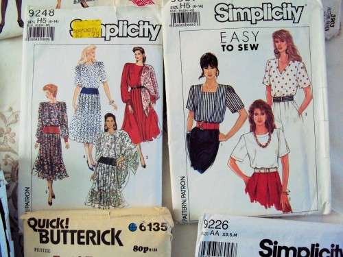 JOB LOT 22 sewing patterns ladies ***not checked if complete (includes wedding dress pattern