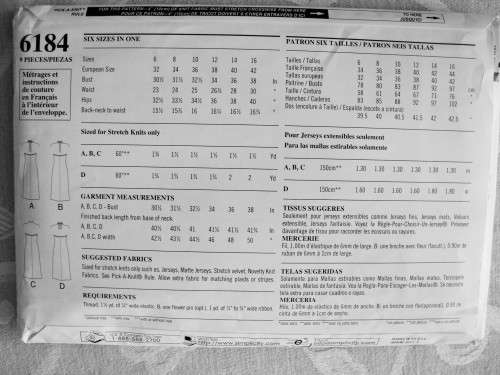 Easy NEW LOOK 6184 Mod Summer halterneck Dress Size 6-16 (6size in 1)  **UNCUT, factory FOLD