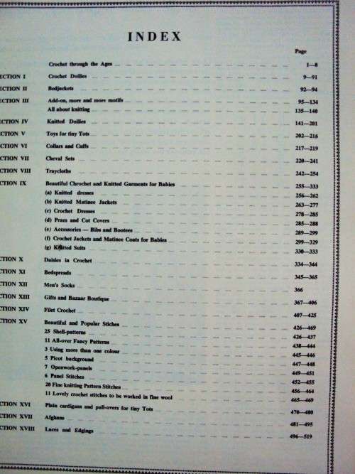 Very large book CROCHET & FINE KNITTING by E.E. Visser OVERFLOWING with patterns