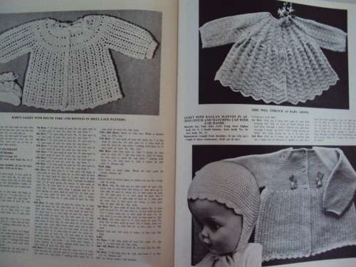 Very large book CROCHET & FINE KNITTING by E.E. Visser OVERFLOWING with patterns