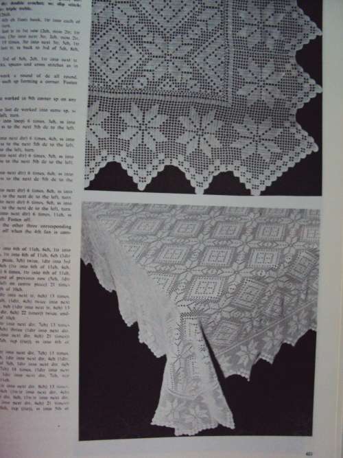 Very large book CROCHET & FINE KNITTING by E.E. Visser OVERFLOWING with patterns