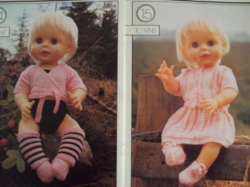 Vintage book No.2 Book of First Love doll patterns by Woman's Value - 20 patterns to knit, sew & cro