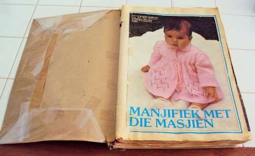 Collection vintage Machine knitting patterns from old mags pasted in file over 100 patterns!!!