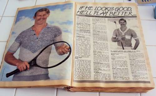 Collection vintage Machine knitting patterns from old mags pasted in file over 100 patterns!!!