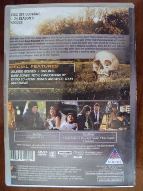 BONES The Complete Eighth Season (6x discs) Once Upon a crime edition