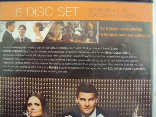 BONES The Complete Ninth Season Till Death Do Us Part edition (6xdiscs)