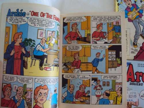 LOT of 8 Archie Library comic digests 2 are DOUBLE DIGESTS, all firmly bound good