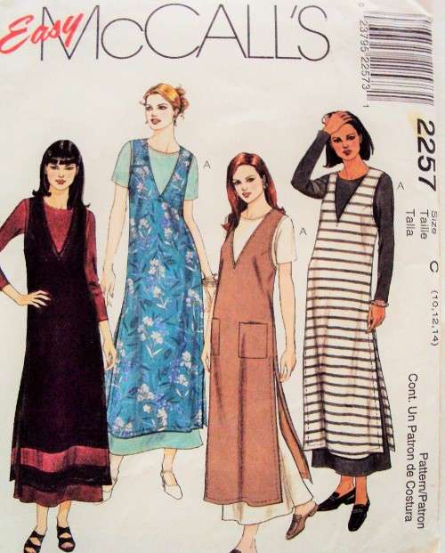 SUMMER DRESS & Jumper EASY McCall's 2257 Size 10-12-14 Uncut Factory fold VGC