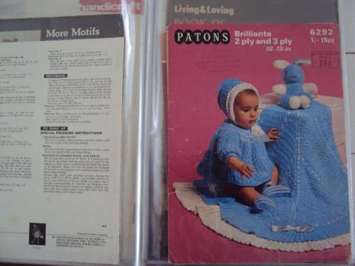 Collection of BABY KNITTING PATTERNS over 35 plus 41 patterns in Shepherd booklet, all in flip file