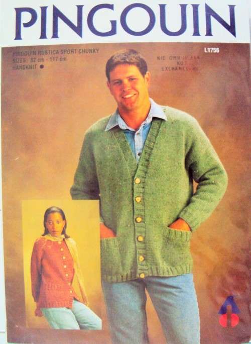 Flip File of HAND KNITTING PATTERNS for the family over 15 patterns