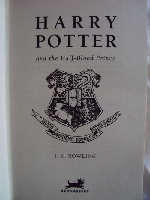 1st Edition Harry Potter & the Half-Blood Prince J.K. Rowling  hard cover with dust jkt - VGC clean,