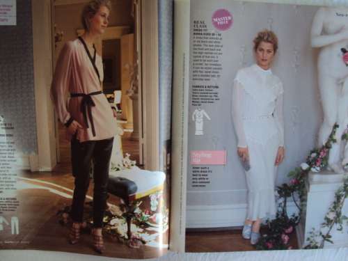 BURDA Style 8/2013 mag + Designer pattern in pattern insert **Good cond