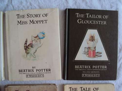 Collection of 8 BEATRIX POTTER books - F. Warne & Co  Vintage collector children's books