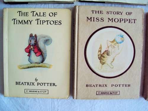 Collection of 8 BEATRIX POTTER books - F. Warne & Co  Vintage collector children's books