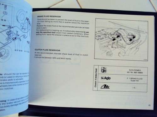 Alfa Romeo vintage Owner's manual "Alfetta" and Instruction book  VGC clean, firmly bound  - for the