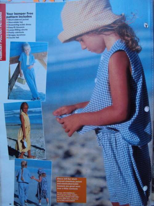 Essentials Pattern E96 Summer separates for girls Ages 3-8 yrs + Ladies knit pattern + Instructions