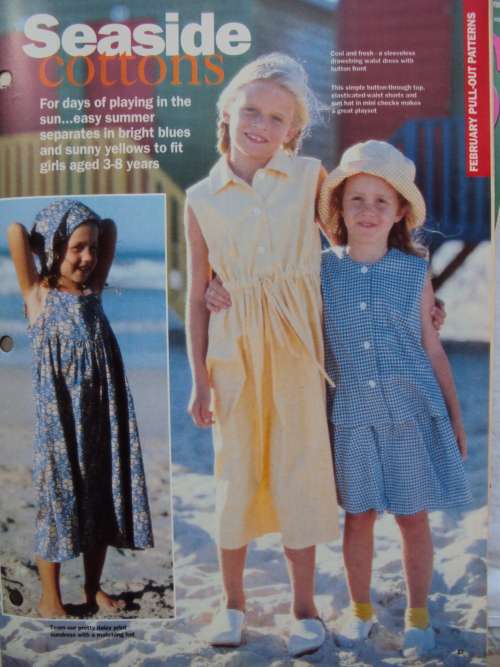 Essentials Pattern E96 Summer separates for girls Ages 3-8 yrs + Ladies knit pattern + Instructions
