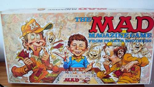 the MAD magazine board game from Parker Brothers 2-4 players Ages 8-Adult complete