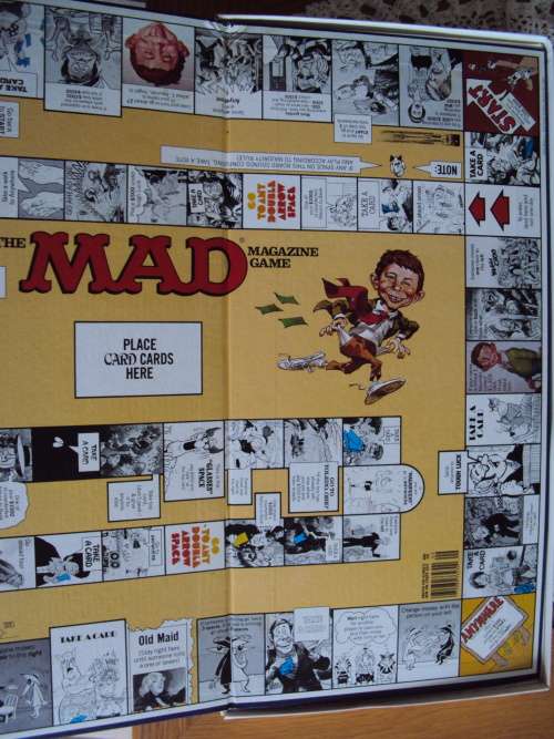 the MAD magazine board game from Parker Brothers 2-4 players Ages 8-Adult complete