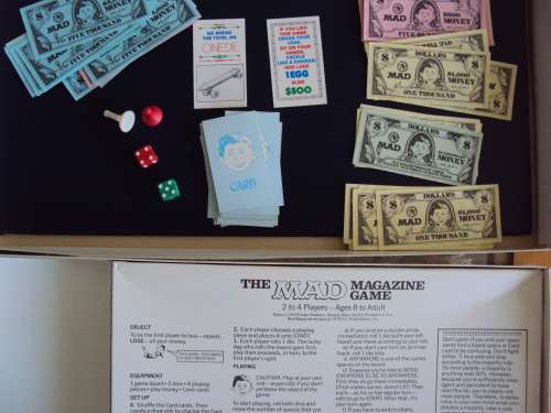 the MAD magazine board game from Parker Brothers 2-4 players Ages 8-Adult complete