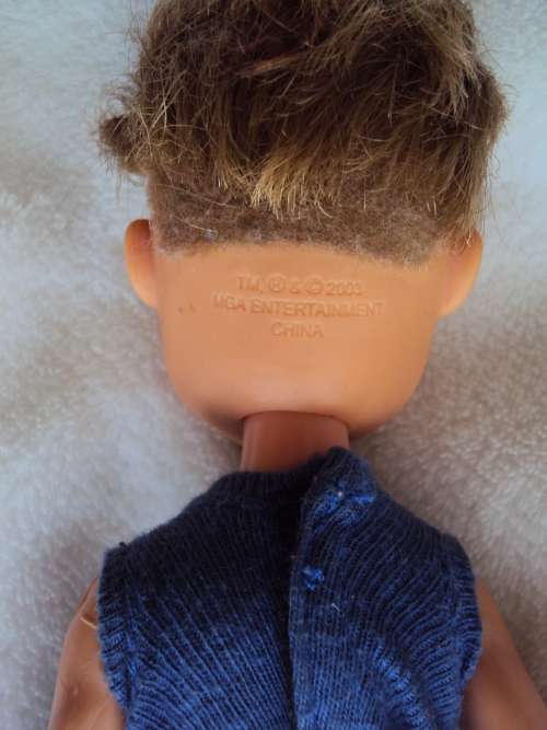 MGA BRATZ Cool boy 2003 Bend legs, funky hair, faux leather pants 25cm tall