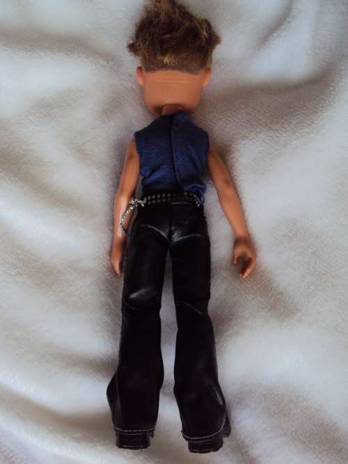 MGA BRATZ Cool boy 2003 Bend legs, funky hair, faux leather pants 25cm tall