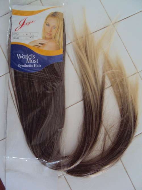 Clip in hair extension sexy new styles 63cm long two tone colour, soft & silky **still sealed New