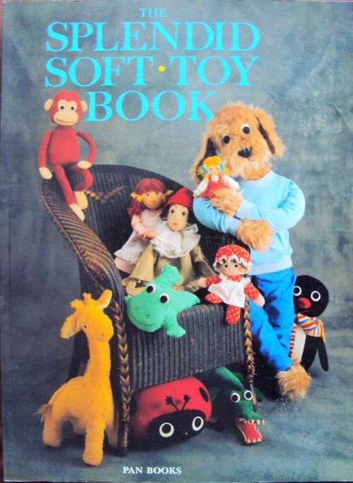 *Book Sale* The Splendid Soft Toy Book 90's vintage by Pan Books  VGC, firmly bound
