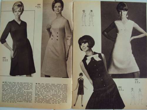 Vintage MARION No.223 Jan 1967 Swinging Sixties patterns Sewing mag (Holland/Dutch)  complete