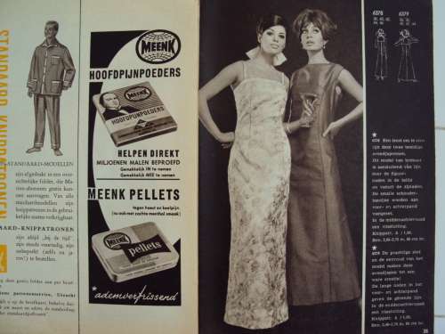Vintage MARION No.223 Jan 1967 Swinging Sixties patterns Sewing mag (Holland/Dutch)  complete