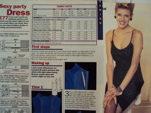 Essentials sewing Pattern E77 2x Stunning Evening Dresses Sizes 10-18