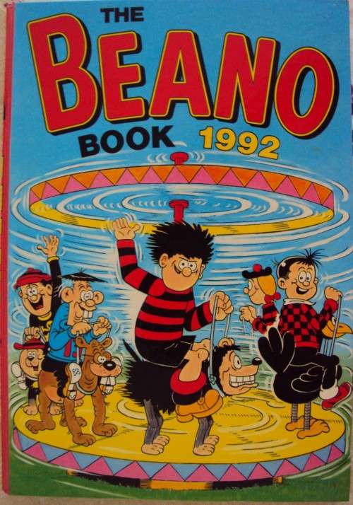 The BEANO BOOK 1992 Vintage hard cover VGC