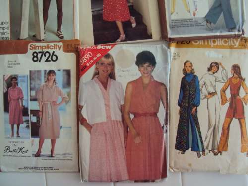 JOB LOT #41 various Ladies assorted 15 x sewing patterns cut not checked)