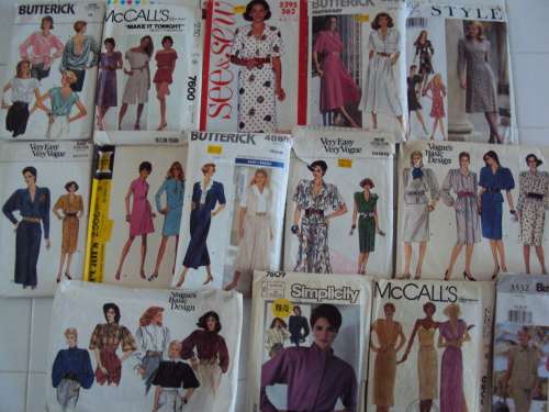 JOB LOT #46 Sassy Stash of 14x Ladies sewing patterns  **patterns are cut, not checked